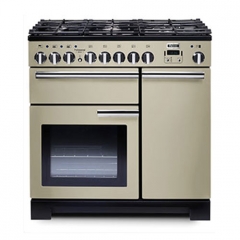 Falcon Professional Deluxe 90, Range Cooker, Gaskochfeld, 90 cm, Farbe Cream, mit 5 Jahren Garantie!
