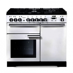 Falcon Professional Deluxe 100, Range Cooker, Gaskochfeld, 100 cm, Farbe White, mit 5 Jahren Garantie!