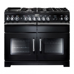 Falcon Excel 110, Range Cooker, Gaskochfeld, 110 cm, Farbe Gloss Black, mit 5 Jahren Garantie!