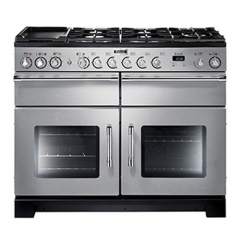 Falcon Excel 110, Range Cooker, Gaskochfeld, 110 cm, Farbe Stainless Steel, mit 5 Jahren Garantie!