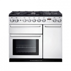 Falcon Nexus 90, Range Cooker, Gaskochfeld, 90 cm, Farbe White, mit 5 Jahren Garantie!