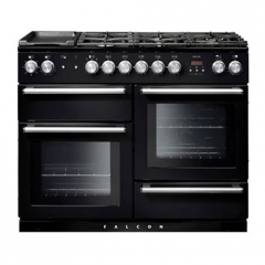 Falcon Nexus 110, Range Cooker, Gaskochfeld, 110 cm, Farbe Gloss Black, mit 5 Jahren Garantie!