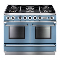 Falcon 1092 Continental, Range Cooker, Gaskochfeld, 110 cm, Farbe China Blue, mit 5 Jahren Garantie!