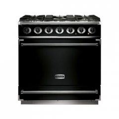 Falcon 900 S, Range Cooker, Gaskochfeld, 90 cm, Farbe Black, mit 5 Jahren Garantie!