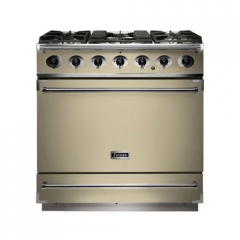 Falcon 900 S, Range Cooker, Gaskochfeld, 90 cm, Farbe Cream, mit 5 Jahren Garantie!