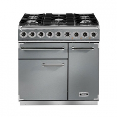 Falcon 900 Deluxe, Range Cooker, Gaskochfeld, 90 cm, Farbe Stainless Steel, mit 5 Jahren Garantie!