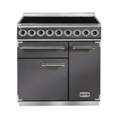 Falcon 900 Deluxe, Range Cooker, Induktionskochfeld, 90 cm, Farbe Slate, mit 5 Jahren Garantie!