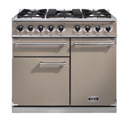 Falcon 1000 Deluxe, Range Cooker, Gaskochfeld, 100 cm, Farbe Fawn, mit 5 Jahren Garantie!