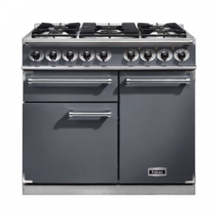 Falcon 1000 Deluxe, Range Cooker, Gaskochfeld, 100 cm, Farbe Slate, mit 5 Jahren Garantie!