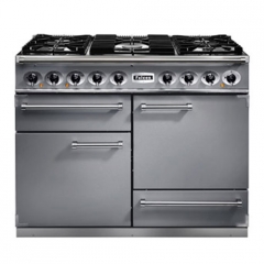 Falcon 1092 Deluxe, Range Cooker, Gaskochfeld, 110 cm, Farbe Stainless Steel, mit 5 Jahren Garantie!