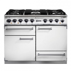 Falcon 1092 Deluxe, Range Cooker, Gaskochfeld, 110 cm, Farbe White, mit 5 Jahren Garantie!