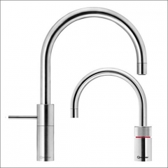 Quooker COMBI+ Plus Nordic Round Twintaps, verchromt gebrstet, EEK: A