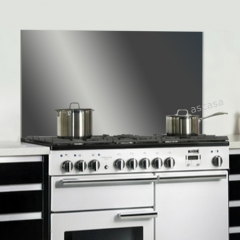 Falcon Nischenrckwand Glass, 100 cm, Farbe Metalic Black