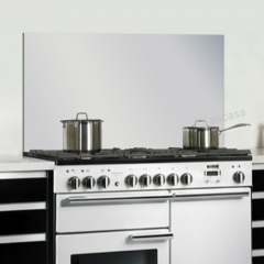 Falcon Nischenrckwand Glass, 90 cm, Farbe Metalic White