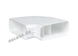 Gaggenau AD 852 031, Flachkanal Bogen 90 horizontal NW 150 flach