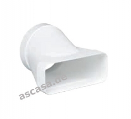 Gaggenau AD 852 041, Flachkanal bergang rund NW 150 flach