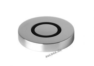 Dornbracht Air Switch Bedienknopf fr Mllzerkleinerer, rund, Platin matt, 10713970-06