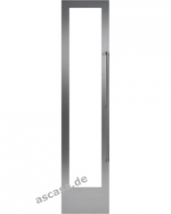 Gaggenau RA 421 111, Trrahmenfront Edelstahl mit Griff, Linksanschlag, fr 45,7 cm breite Gerte