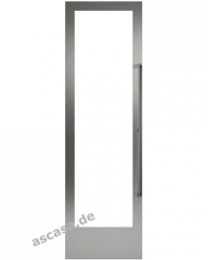 Gaggenau RA 421 611, Trrahmenfront Edelstahl mit Griff, Linksanschlag, fr 61 cm breite Gerte
