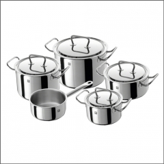 Zwilling Kochgeschirrset, 5-tlg., Serie Contur Clad
