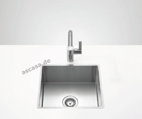 Dornbracht Water Units Einzelsplbecken, 450 x 405 mm, Edelstahl gebrstet, 38061000-86