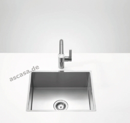 Dornbracht Water Units Einzelsplbecken, 510 x 405 mm, Edelstahl gebrstet, 38081000-86