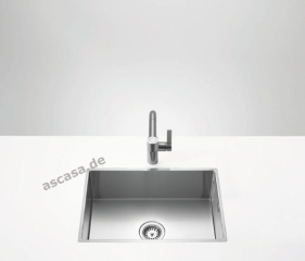 Dornbracht Water Units Einzelsplbecken, 570 x 405 mm, Edelstahl gebrstet, 38091000-86