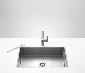 Dornbracht Water Units Einzelsplbecken, 750 x 405 mm, Edelstahl gebrstet, 38101000-86