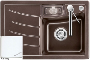 Systemceram KeraDomo VEGA 78, Farbe Polar (matt), mit 5 Jahren Garantie