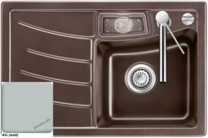 Systemceram KeraDomo VEGA 78, Farbe Alu (matt), mit 5 Jahren Garantie