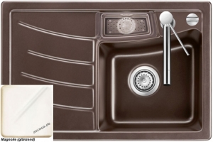 Systemceram KeraDomo VEGA 78, Farbe Magnolie (glnzend), mit 5 Jahren Garantie