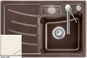 Systemceram KeraDomo VEGA 78, Farbe Jasmin (matt), mit 5 Jahren Garantie