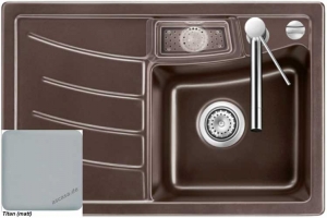 Systemceram KeraDomo VEGA 78, Farbe Titan (matt), mit 5 Jahren Garantie