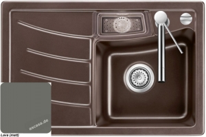 Systemceram KeraDomo VEGA 78, Farbe Lava (matt), mit 5 Jahren Garantie