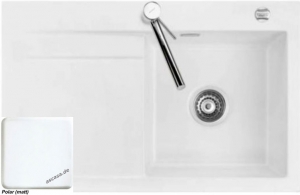 Systemceram KeraDomo STEMA 80, Farbe Polar (matt), mit 5 Jahren Garantie