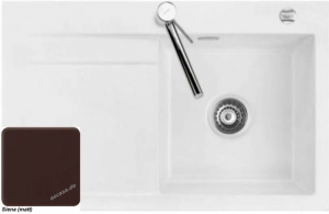 Systemceram KeraDomo STEMA 80, Farbe Siena (matt), mit 5 Jahren Garantie