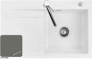 Systemceram KeraDomo STEMA 80, Farbe Lava (matt), mit 5 Jahren Garantie