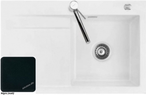 Systemceram KeraDomo STEMA 80, Farbe Nigra (matt), mit 5 Jahren Garantie