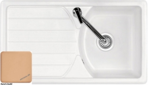 Systemceram KeraDomo KAPPA 86, Farbe Sand (matt), mit 5 Jahren Garantie