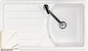 Systemceram KeraDomo KAPPA 86, Farbe Magnolie (glnzend), mit 5 Jahren Garantie