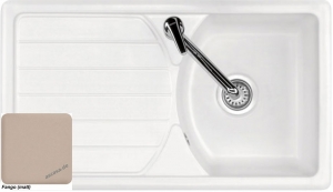 Systemceram KeraDomo KAPPA 86, Farbe Fango (matt), mit 5 Jahren Garantie