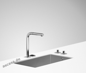 Dornbracht eUnit Kitchen, elektronische Funktionseinheit inkl. Armatur Elio, Platin matt, 41270790-06