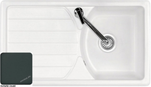 Systemceram KeraDomo KAPPA 86, Farbe Schiefer (matt), mit 5 Jahren Garantie