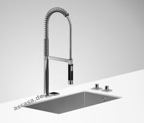 Dornbracht eUnit Kitchen, elektronische Funktionseinheit, mit Armatur Tara Ultra Profi, Chrom, 41270875-00