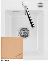 Systemceram KeraDomo MERA 39, Farbe Sand (matt), mit 5 Jahren Garantie