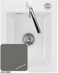 Systemceram KeraDomo MERA 39, Farbe Lava (matt), mit 5 Jahren Garantie