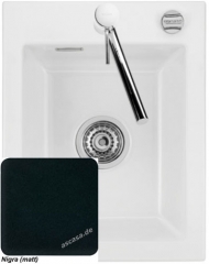 Systemceram KeraDomo MERA 39, Farbe Nigra (matt), mit 5 Jahren Garantie