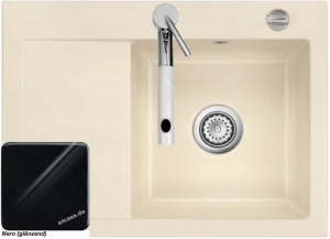 Systemceram KeraDomo MERA 70 in NERO (gl�nzend), mit 5 Jahren Garantie