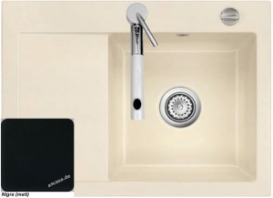 Systemceram KeraDomo MERA 70 in NIGRA (matt), mit 5 Jahren Garantie