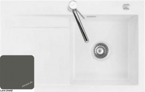 Systemceram KeraDomo STEMA 80 F in Lava (matt), mit 5 Jahren Garantie